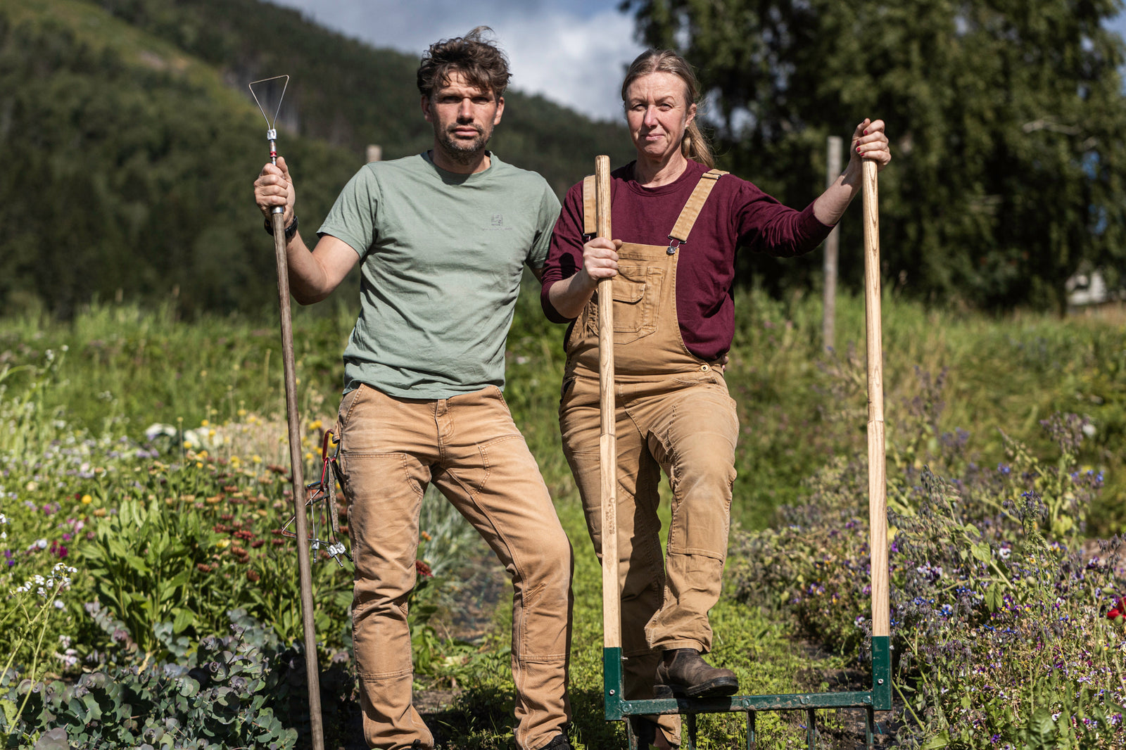Mathilde og Martin på Bøtun i dag