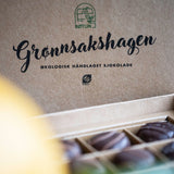Grønnsakshagen – økologiske fylte sjokolader med smaker fra hagen