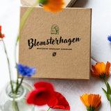 Blomsterhagen – økologiske fylte sjokolader med blomster fra egen hage